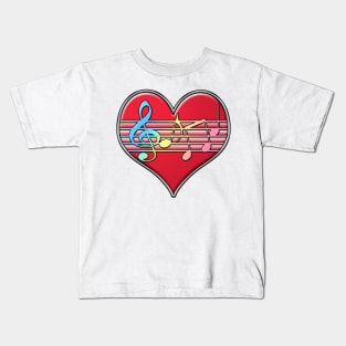 Music Heart 2 Kids T-Shirt